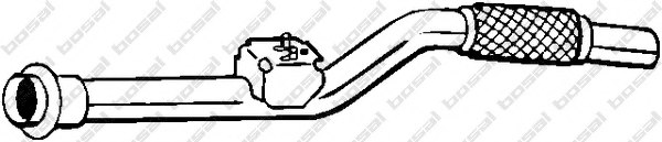 BOSAL 800-011 Exhaust Pipe